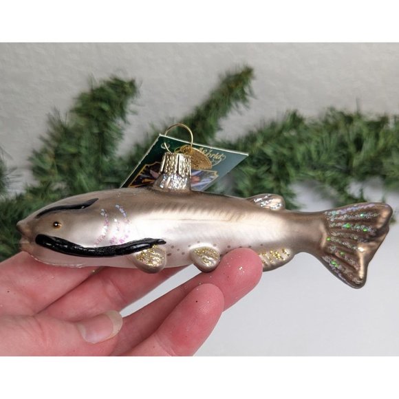 Catfish Retired Old World Christmas Ornament - Picture 4 of 6
